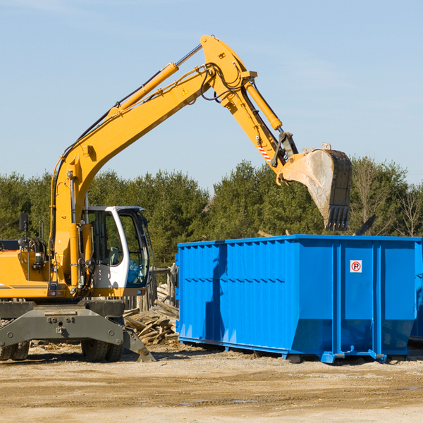 can i choose the location where the residential dumpster will be placed in Carol Stream IL